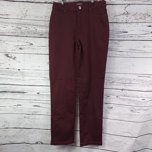 Croft & Barrow size 4  Maroon pants